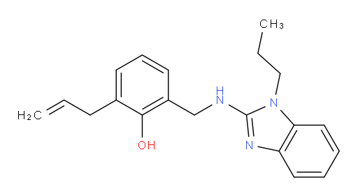 2-(2-Propen-1-yl)-6-[[(1-propyl-1H-benzimidazol-2-yl)amino]methyl]phenol