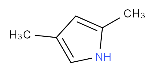 2,4-DIMETHYLPYRROLE;pyrrole,2,4-dimethyl-;2,4-DiMethyl-1-pyrrole;Pyrrole, 2,4-dimethyl-;2,4-Dimethylpyrrole 98%;2,4-DIMETHYL-1H-PYRROLE;2,4-Dimethylpyrrole,97%;2,4-Dimethylpyrrole ,98%;1H-Pyrrole, 2,4-dimethyl-;2,4-Dimethyl-1H-pyrrole 98%