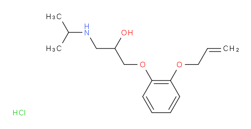 1-(2-(allyloxy)phenoxy)-3-(isopropylamino)propan-2-ol hydrochloride