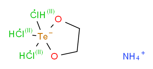 AS 101;AMMONIUM TRICHLORO[1,2-ETHANEDIOLATO-O,O']-TELLURATE