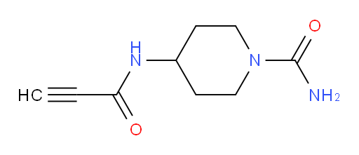4-(prop-2-ynamido)piperidine-1-carboxamide