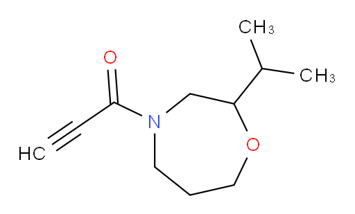 1-[2-(propan-2-yl)-1,4-oxazepan-4-yl]prop-2-yn-1-one