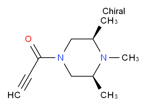 1-[(3R,5S)-3,4,5-trimethylpiperazin-1-yl]prop-2-yn-1-one
