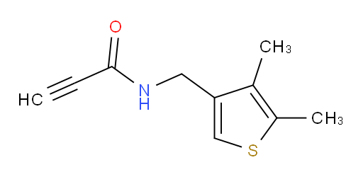 N-[(4,5-dimethylthiophen-3-yl)methyl]prop-2-ynamide