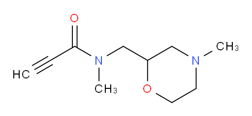 N-methyl-N-[(4-methylmorpholin-2-yl)methyl]prop-2-ynamide