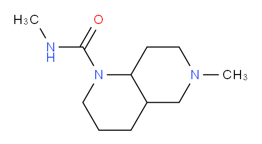 N,6-dimethyl-decahydro-1,6-naphthyridine-1-carboxamide