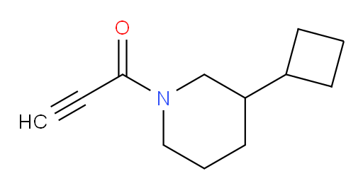 1-(3-cyclobutylpiperidin-1-yl)prop-2-yn-1-one