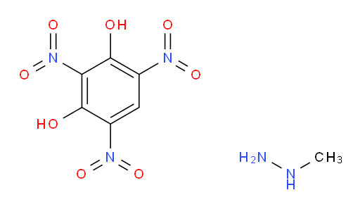 2,4,6-trinitrobenzene-1,3-diol compound with methylhydrazine (1:1)