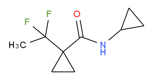 N-cyclopropyl-1-(1,1-difluoroethyl)cyclopropane-1-carboxamide