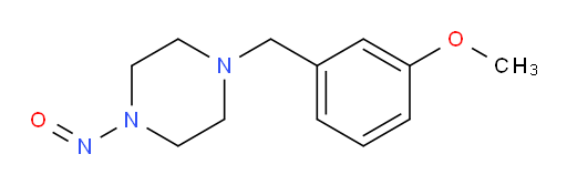1-(3-methoxybenzyl)-4-nitrosopiperazine