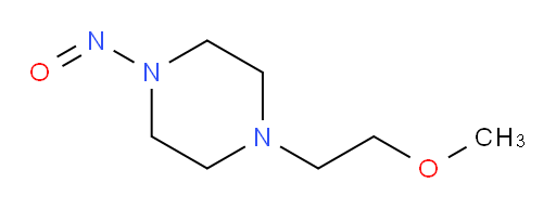 1-(2-methoxyethyl)-4-nitrosopiperazine