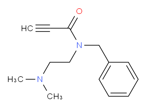 N-benzyl-N-[2-(dimethylamino)ethyl]prop-2-ynamide