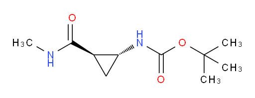 rac-tert-butyl N-[(1R,2R)-2-(methylcarbamoyl)cyclopropyl]carbamate