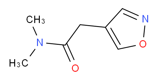 N,N-dimethyl-2-(1,2-oxazol-4-yl)acetamide