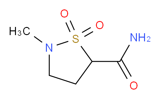 2-methyl-1,1-dioxo-1lambda6,2-thiazolidine-5-carboxamide