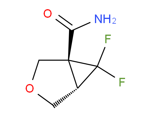 rac-(1R,5S)-6,6-difluoro-3-oxabicyclo[3.1.0]hexane-1-carboxamide