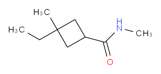 3-ethyl-N,3-dimethylcyclobutane-1-carboxamide