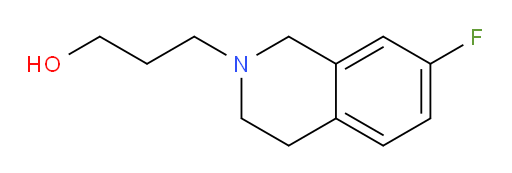 3-(7-fluoro-1,2,3,4-tetrahydroisoquinolin-2-yl)propan-1-ol