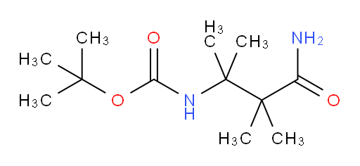 tert-butyl N-(1-carbamoyl-1,1,2-trimethylpropan-2-yl)carbamate