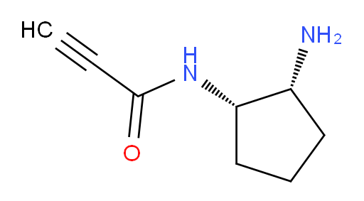 rac-N-[(1R,2S)-2-aminocyclopentyl]prop-2-ynamide