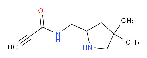 N-[(4,4-dimethylpyrrolidin-2-yl)methyl]prop-2-ynamide