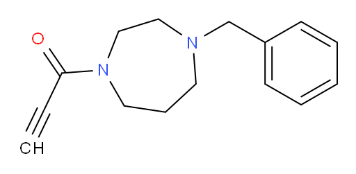 1-(4-benzyl-1,4-diazepan-1-yl)prop-2-yn-1-one