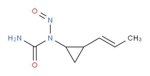 (E)-1-nitroso-1-(2-(prop-1-en-1-yl)cyclopropyl)urea
