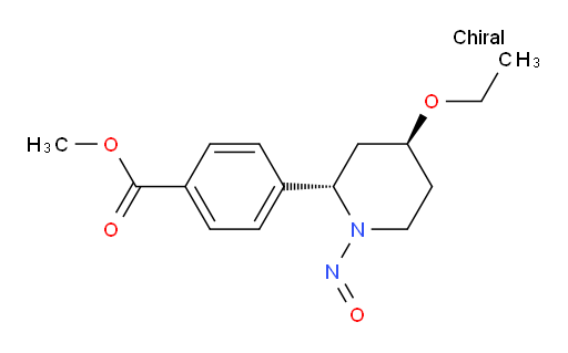 methyl 4-((2S,4S)-4-ethoxy-1-nitrosopiperidin-2-yl)benzoate