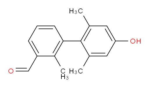 4'-hydroxy-2,2',6'-trimethyl-[1,1'-biphenyl]-3-carbaldehyde