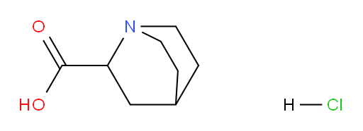 1-azabicyclo[2.2.2]octane-2-carboxylic acid hydrochloride