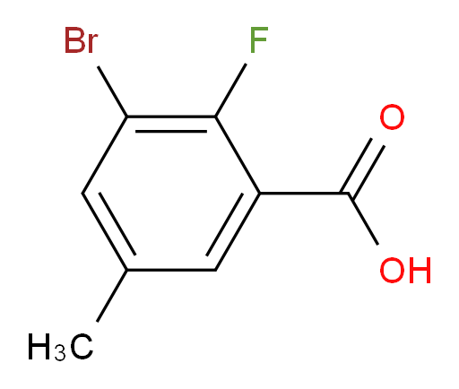 3-Bromo-2-fluoro-5-methylbenzoic acid