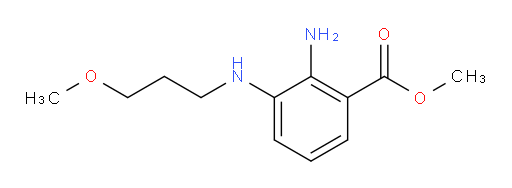 methyl 2-amino-3-((3-methoxypropyl)amino)benzoate