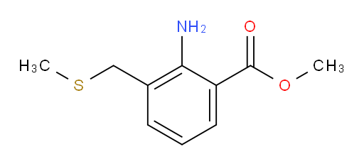 methyl 2-amino-3-((methylthio)methyl)benzoate