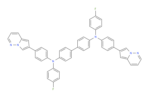 N4,N4'-bis(4-fluorophenyl)-N4,N4'-bis(4-(pyrrolo[1,2-b]pyridazin-6-yl)phenyl)-[1,1'-biphenyl]-4,4'-diamine