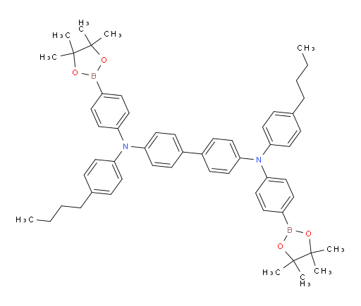 N4,N4'-bis(4-butylphenyl)-N4,N4'-bis(4-(4,4,5,5-tetramethyl-1,3,2-dioxaborolan-2-yl)phenyl)-[1,1'-biphenyl]-4,4'-diamine