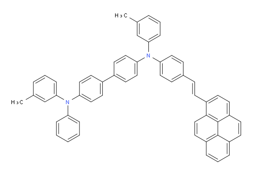 (E)-N4-phenyl-N4'-(4-(2-(pyren-1-yl)vinyl)phenyl)-N4,N4'-di-m-tolyl-[1,1'-biphenyl]-4,4'-diamine