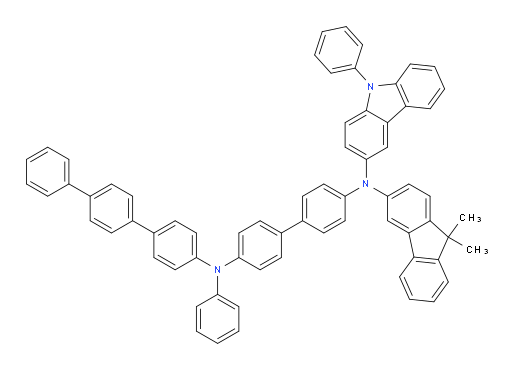 N4-([1,1':4',1''-terphenyl]-4-yl)-N4'-(9,9-dimethyl-9H-fluoren-3-yl)-N4-phenyl-N4'-(9-phenyl-9H-carbazol-3-yl)-[1,1'-biphenyl]-4,4'-diamine
