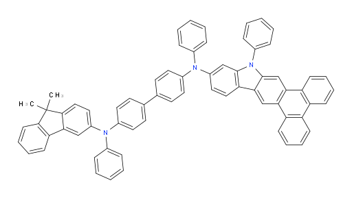N4-(9,9-dimethyl-9H-fluoren-3-yl)-N4,N4'-diphenyl-N4'-(10-phenyl-10H-phenanthro[9,10-b]carbazol-12-yl)-[1,1'-biphenyl]-4,4'-diamine