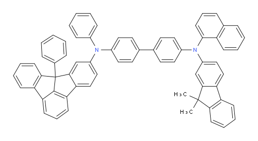 N4-(9,9-dimethyl-9H-fluoren-2-yl)-N4-(naphthalen-1-yl)-N4'-phenyl-N4'-(7b-phenyl-7bH-indeno[1,2,3-jk]fluoren-6-yl)-[1,1'-biphenyl]-4,4'-diamine