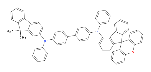 N4-(9,9-dimethyl-9H-fluoren-2-yl)-N4,N4'-diphenyl-N4'-(spiro[fluorene-9,9'-xanthen]-4-yl)-[1,1'-biphenyl]-4,4'-diamine