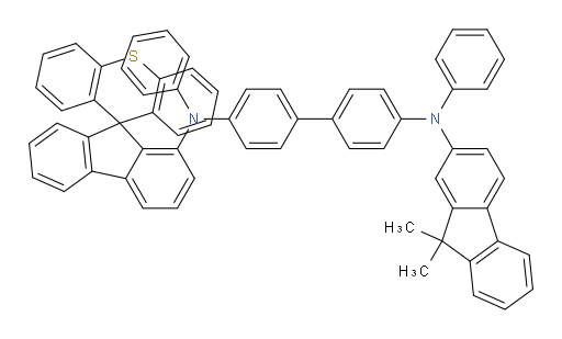 N4-(9,9-dimethyl-9H-fluoren-2-yl)-N4,N4'-diphenyl-N4'-(spiro[fluorene-9,9'-thioxanthen]-1-yl)-[1,1'-biphenyl]-4,4'-diamine