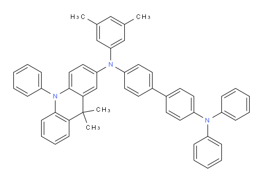 N4-(9,9-dimethyl-10-phenyl-9,10-dihydroacridin-2-yl)-N4-(3,5-dimethylphenyl)-N4',N4'-diphenyl-[1,1'-biphenyl]-4,4'-diamine