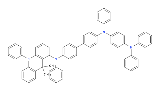 N4-(9,9-dimethyl-10-phenyl-9,10-dihydroacridin-1-yl)-N4'-(4-(diphenylamino)phenyl)-N4,N4'-diphenyl-[1,1'-biphenyl]-4,4'-diamine