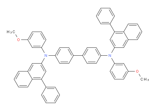 N4,N4'-bis(3-methoxyphenyl)-N4,N4'-bis(4-phenylnaphthalen-2-yl)-[1,1'-biphenyl]-4,4'-diamine