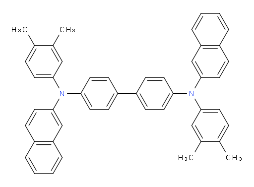 N4,N4'-bis(3,4-dimethylphenyl)-N4,N4'-di(naphthalen-2-yl)-[1,1'-biphenyl]-4,4'-diamine