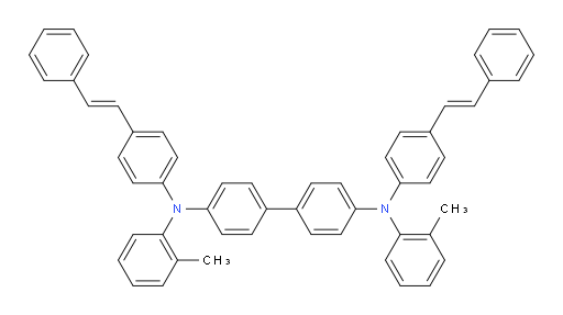 N4,N4'-bis(4-((E)-styryl)phenyl)-N4,N4'-di-o-tolyl-[1,1'-biphenyl]-4,4'-diamine