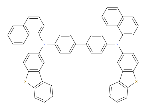N4,N4'-bis(dibenzo[b,d]thiophen-2-yl)-N4,N4'-di(naphthalen-1-yl)-[1,1'-biphenyl]-4,4'-diamine