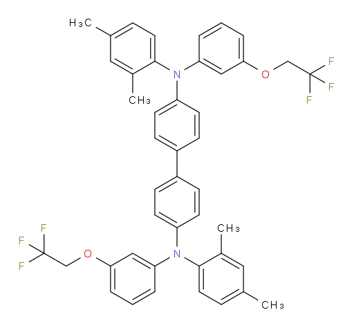N4,N4'-bis(2,4-dimethylphenyl)-N4,N4'-bis(3-(2,2,2-trifluoroethoxy)phenyl)-[1,1'-biphenyl]-4,4'-diamine