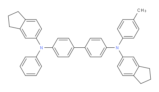 N4,N4'-bis(2,3-dihydro-1H-inden-5-yl)-N4-phenyl-N4'-(p-tolyl)-[1,1'-biphenyl]-4,4'-diamine