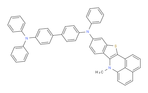 N4-(7-methyl-7H-benzo[de]benzo[4,5]thieno[3,2-b]quinolin-10-yl)-N4,N4',N4'-triphenyl-[1,1'-biphenyl]-4,4'-diamine